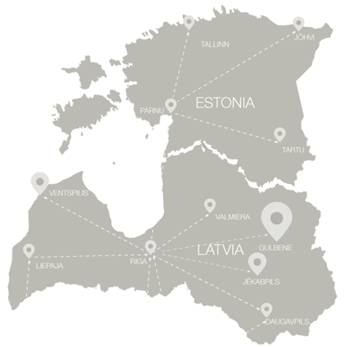 Paštomatai Latvijoje ir Estijoje