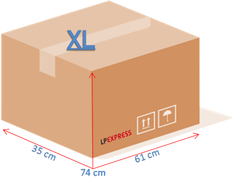 LP EXPRESS XL siuntų skyrius