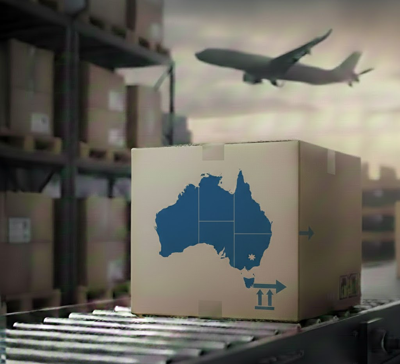 Siuntų pristatymas Australazijoje