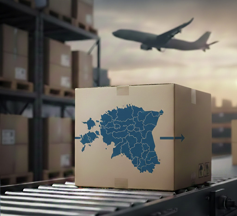 Siuntų pristatymas Estijoje