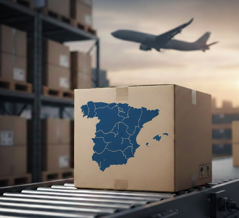 Siuntų pristatymas Ispanijoje