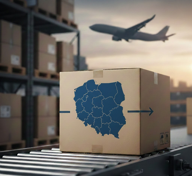 Siuntų pristatymas Lenkijoje