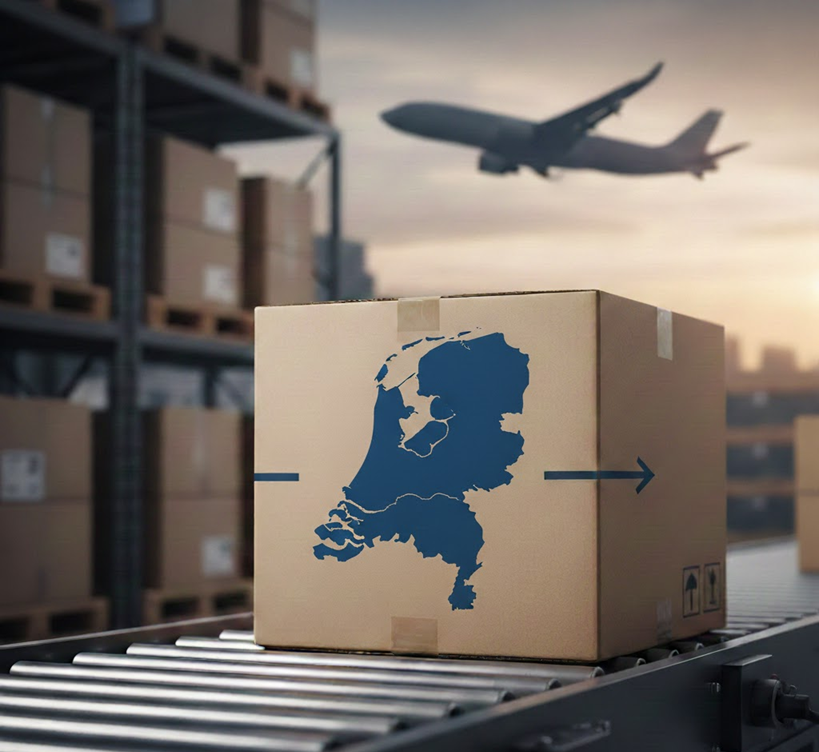 Siuntų pristatymas Nyderlanduose